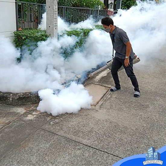 รับพ่นควัน พ่นละอองน้ำ กำจัดยุง บางบัวทอง
